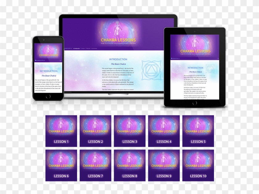 Introducing The 10 Chakra Lessons - Online Advertising Clipart #2675162