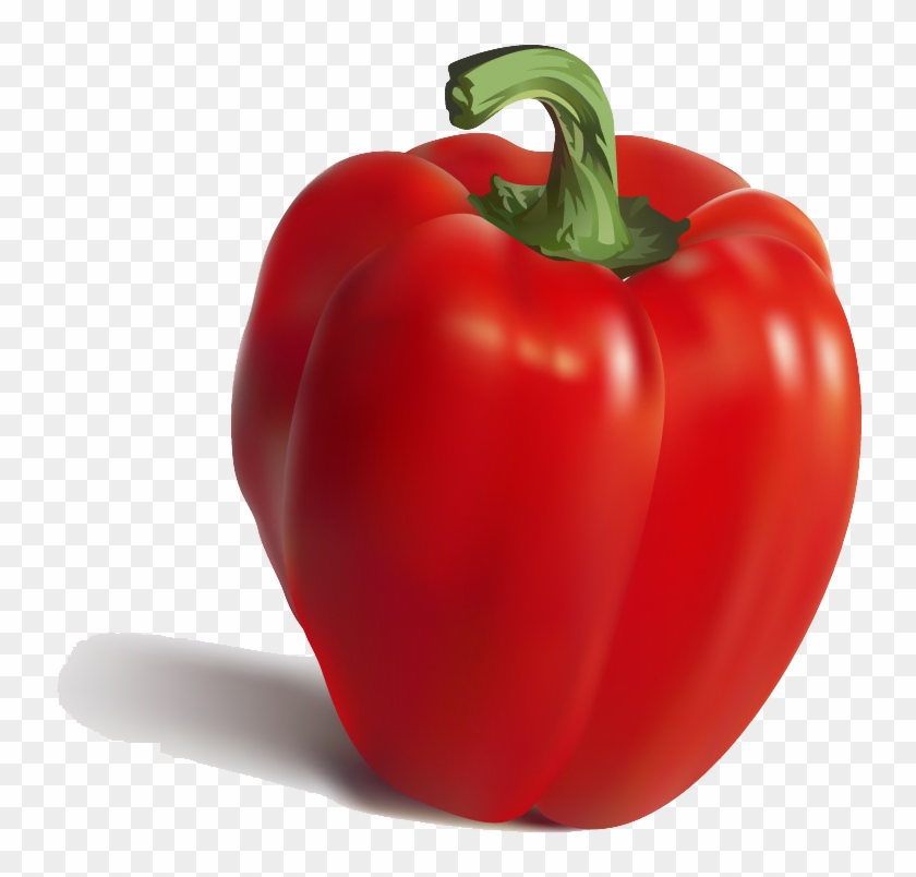 Reb Bell Pepper Png - Red Pepper Clipart