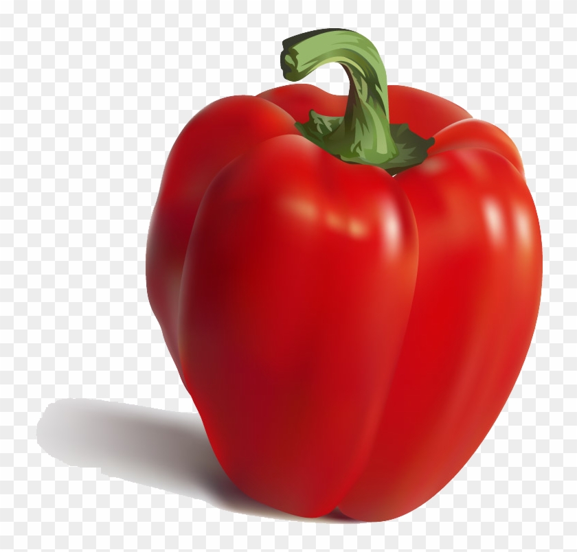 Reb Bell Pepper Png - Red Pepper Clipart #2675413