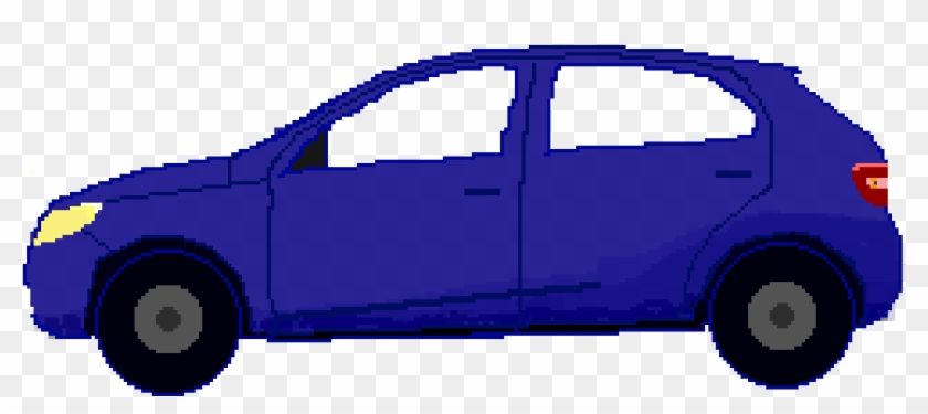 Car Side View - City Car Clipart