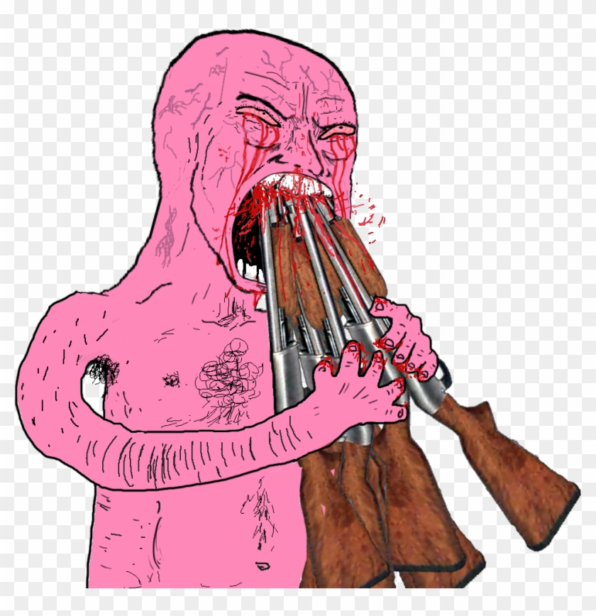 Pink Wojak Meme Clipart