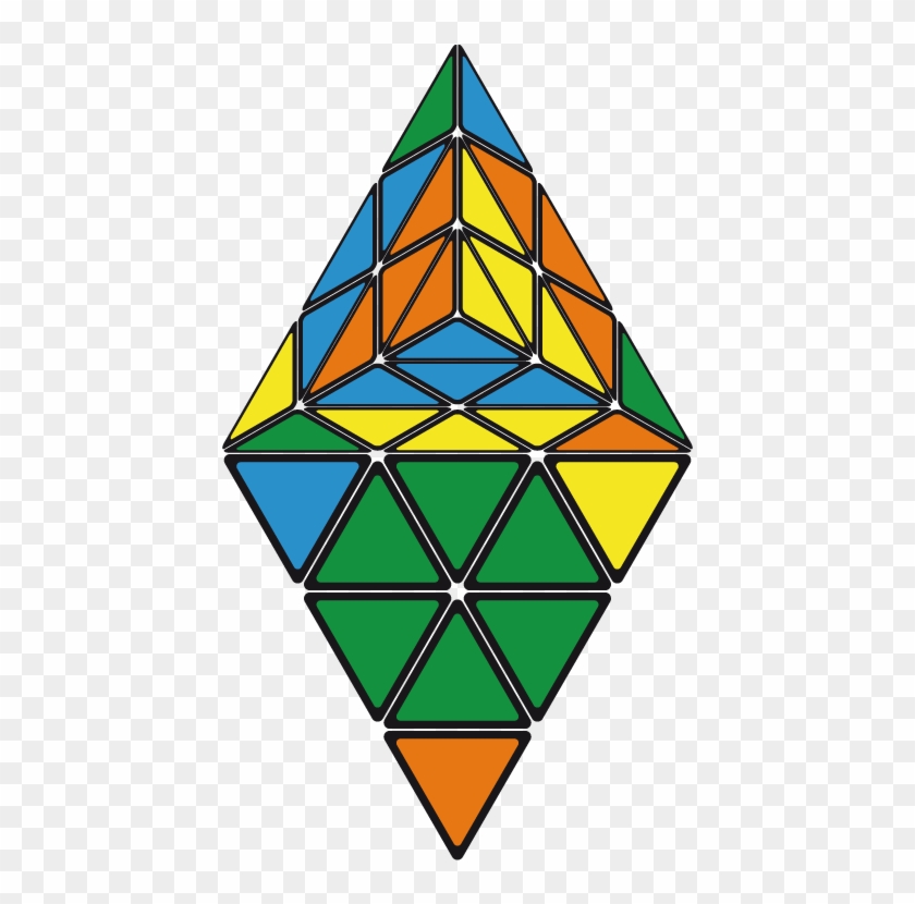 Pretty Patterns Pyraminx - Pyraminx Clipart #2675795