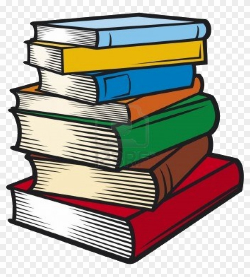 Book Stack Of Books Clip Art Transparent Png - Pile Of Books Clipart #2676133
