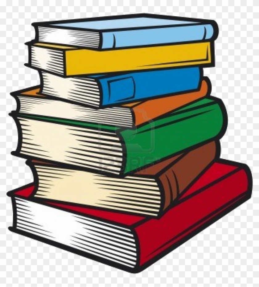 Book Stack Of Books Clip Art Transparent Png - Pile Of Books Clipart