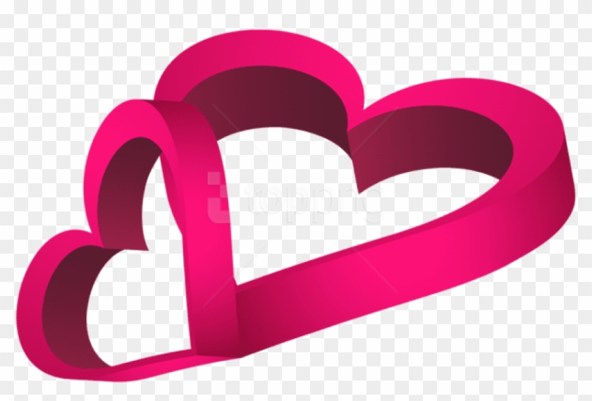 Free Png Download Two Pink Hearts Png Images Background - Clip Art Transparent Png #2676318