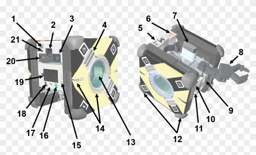 Astrobee Robot Diagram - Astrobee Robots Clipart #2676592