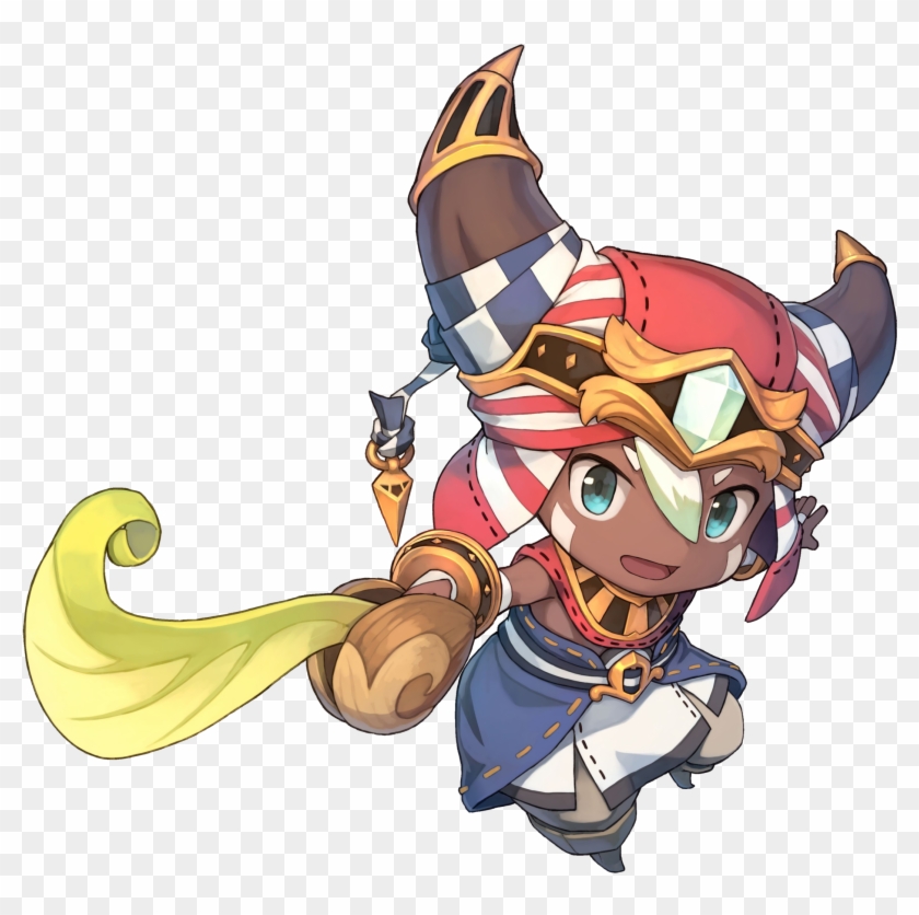 Explorer Drawing Character Art - Ever Oasis Main Character Clipart