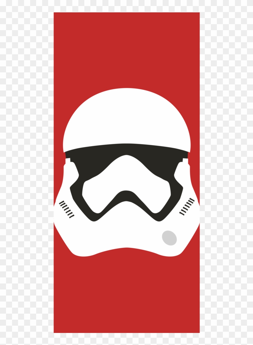 First Order Stormtrooper Helmet Vector Clipart