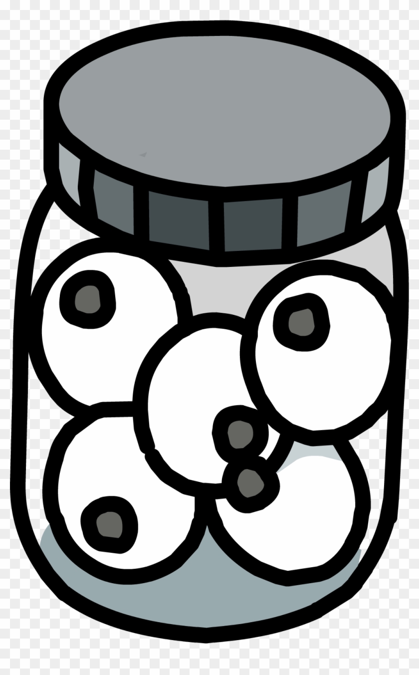 Eyeballs Clipart Gray Eye - Ojos En Un Frasco - Png Download #2676901