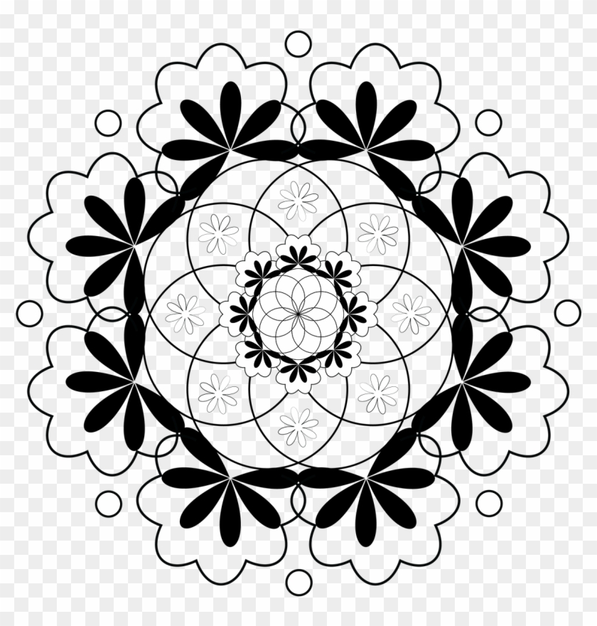 Pattern Flower Table Cloth - Снежинка Для 3д Ручки Clipart