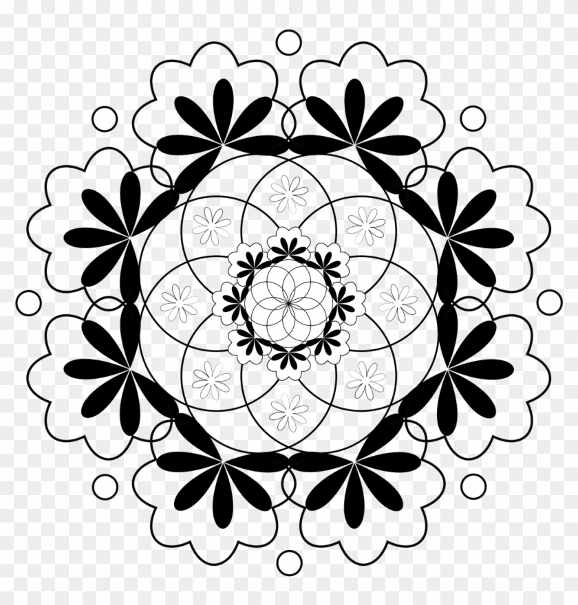 Pattern Flower Table Cloth - Снежинка Для 3д Ручки Clipart #2676906