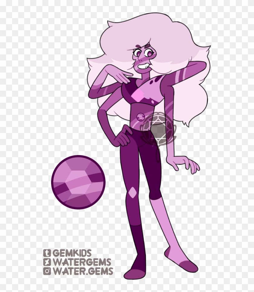 27 Jan - Chevron Amethyst Gemsona Clipart #2676972