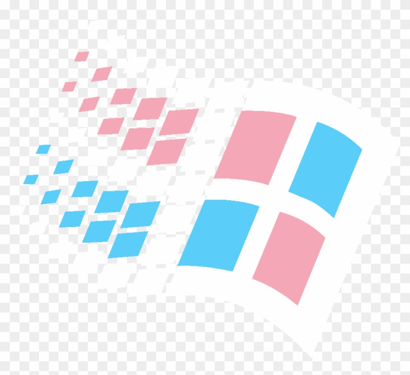 Trans Pride Windows 98 - Windows 98 Logo Clipart