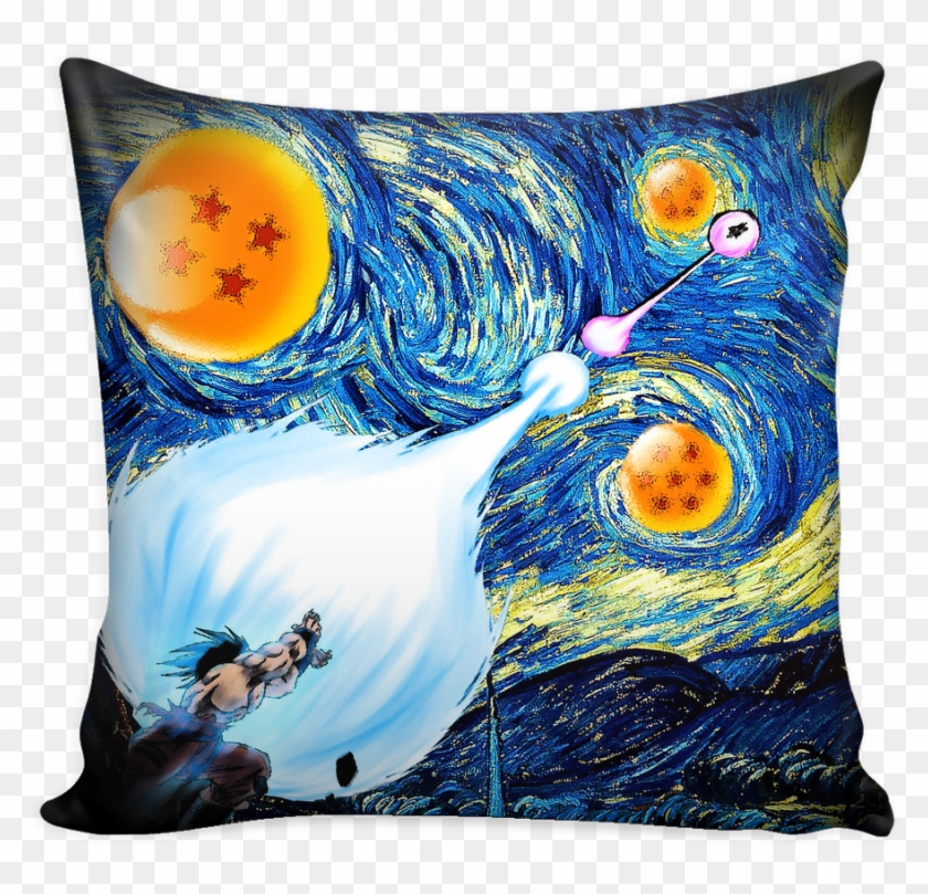 Goku Kamehameha Vs Vegeta Galick Gun Van Gogh Style - Kamehameha Vs Galick Gun Clipart