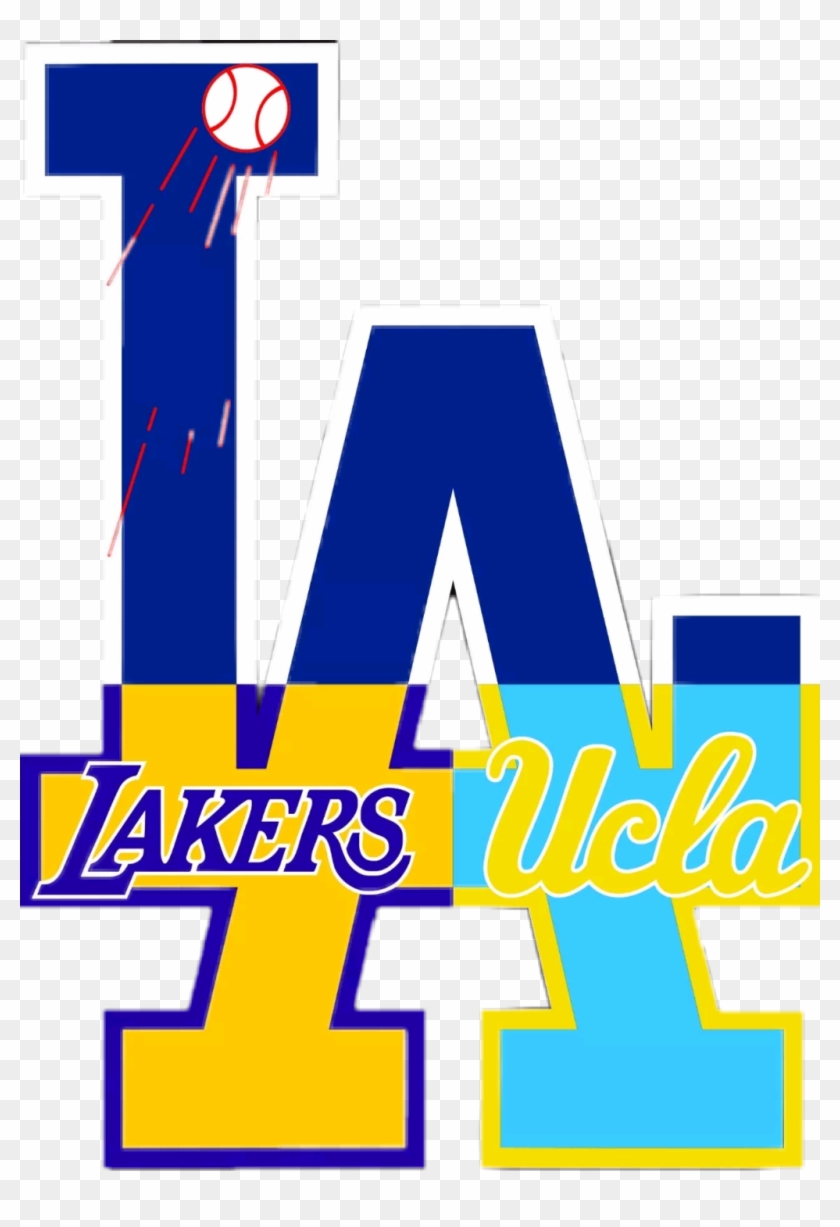 Dodgers Sticker - Lakers Dodgers Logo Clipart #2677381