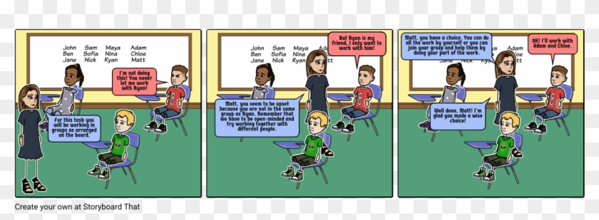 De-escalating Disruptive Behaviour - Cartoon Clipart