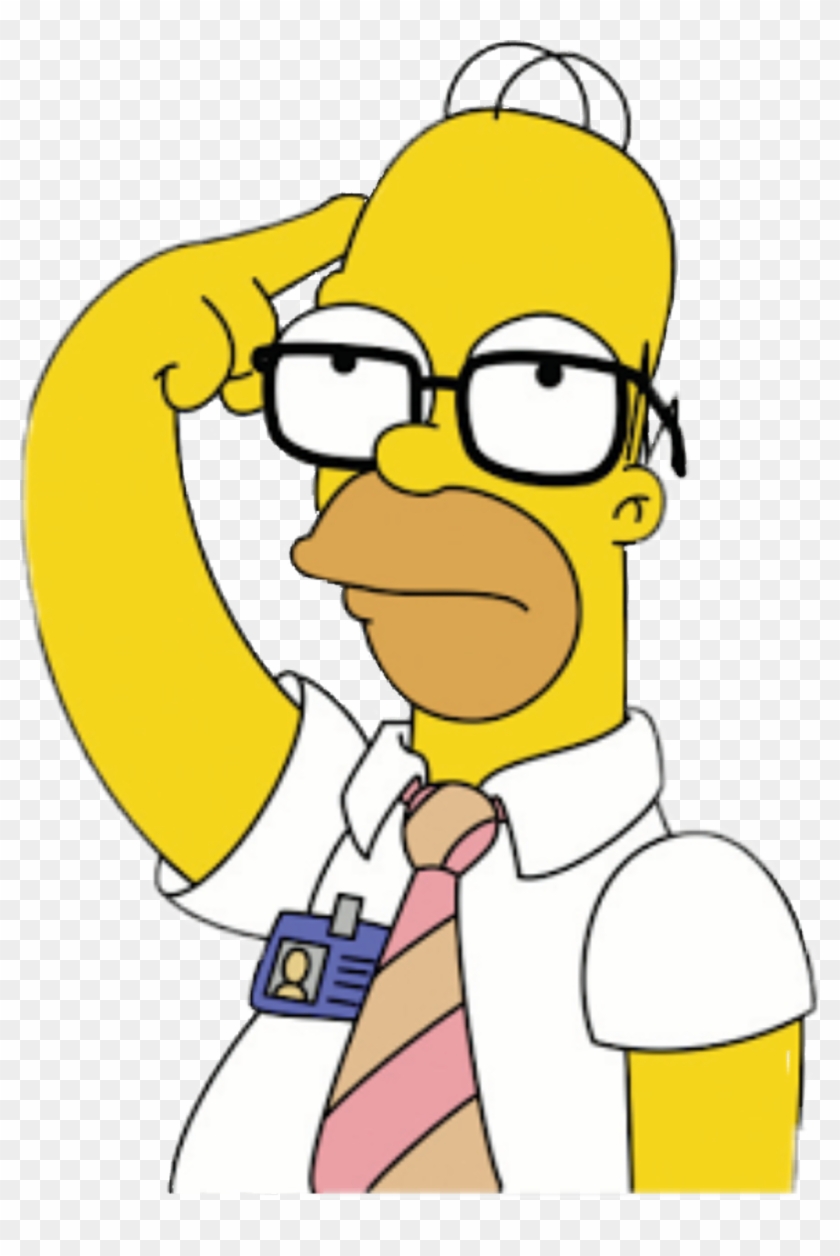 #lossimpsons #homerosimpsons #homer #homero #fox #intelectual - Homer Simpson Thinking Clipart