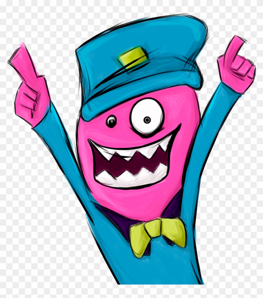 Monster Illustration Happiness - Konventionelle Energien Clip Art - Png Download