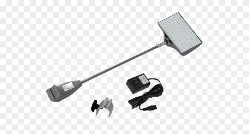 Gray Led Banner Stand Light - Rear-view Mirror Clipart #2678249