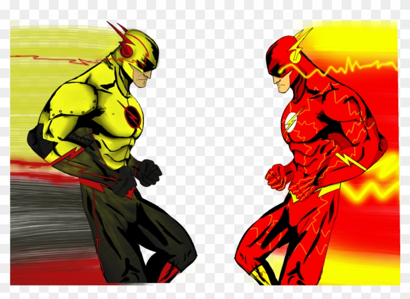 Reverse By Sh - Flash And Reverse Flash Cartoon Clipart
