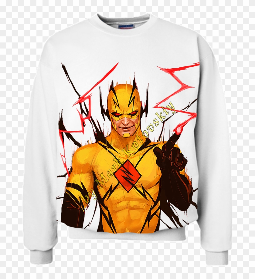 Заказать Свитшот С Принтом Reverse-flash - Sweatshirt Clipart #2678376