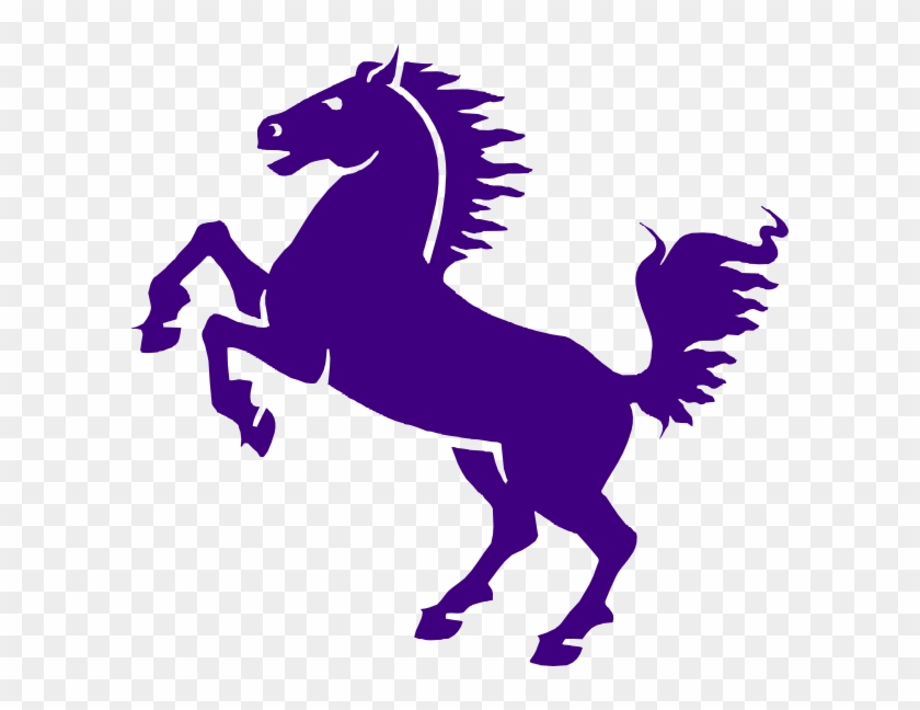 Purple Mustang Horse Clipart #2679181