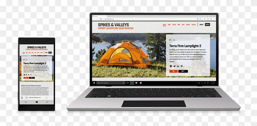 Microsoft Edge Is A Universal Windows App That Should - Netbook Clipart