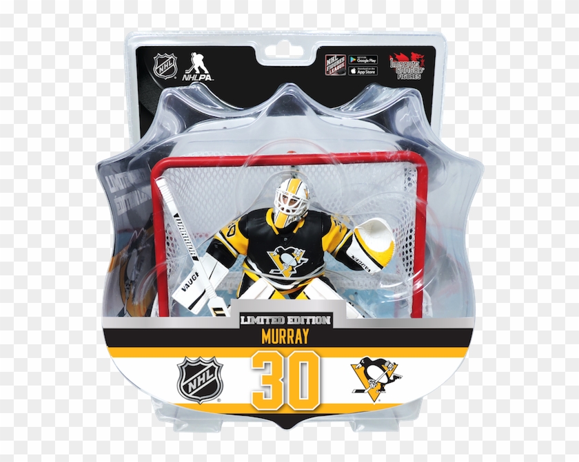 Matt Murray Goalie With Net 6" Imports Dragon Figure - Pittsburgh Penguins Clipart #2679345
