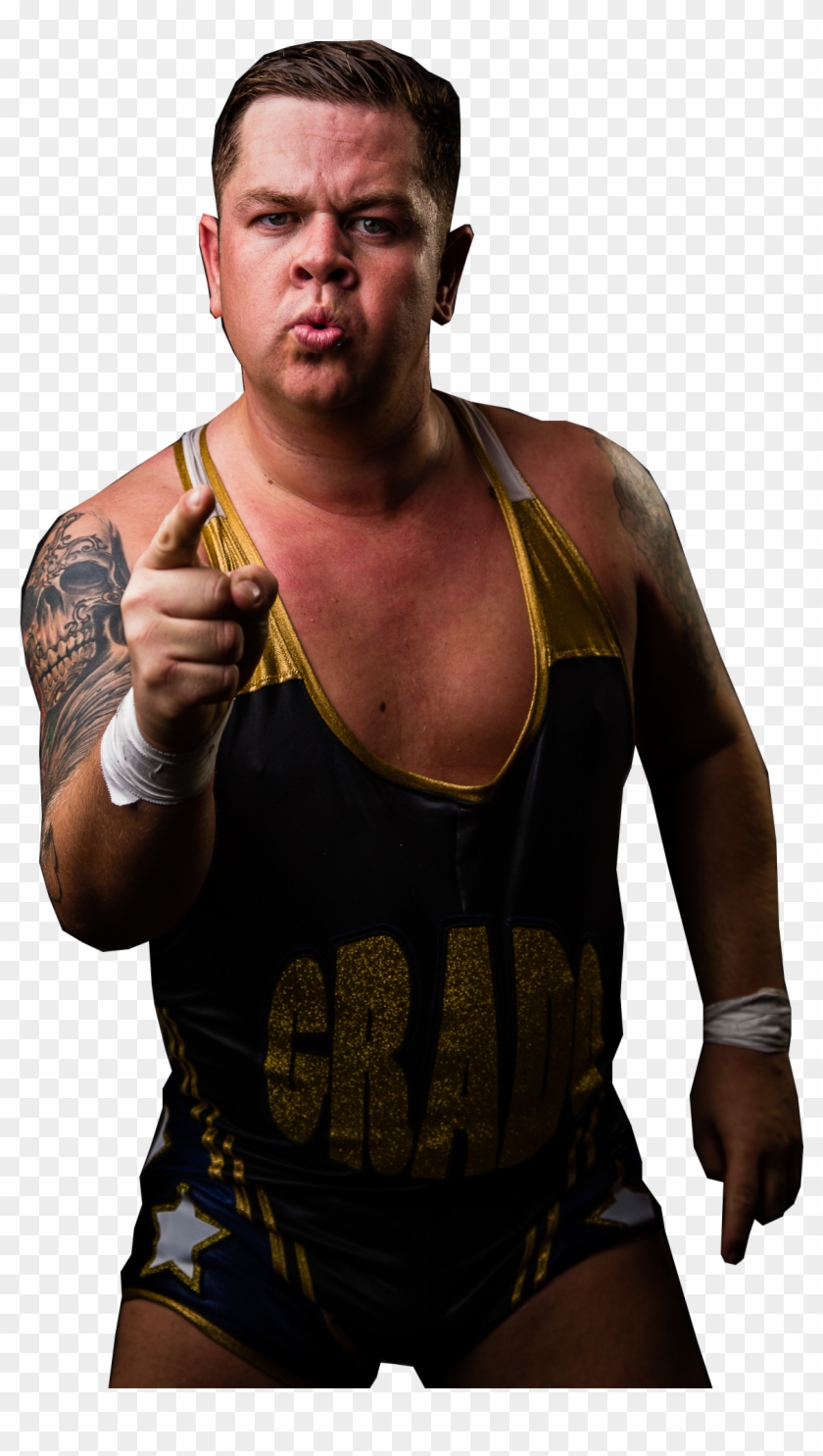 Grado Is Ready For Action At The Hydro - Wrestler Clipart