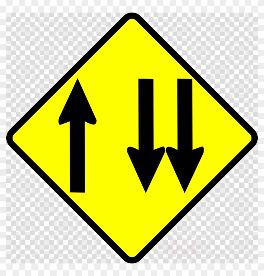 Download Two Arrow Sign Meaning Clipart Traffic Sign - St Patricks Day Shamrock Clipart - Png Download