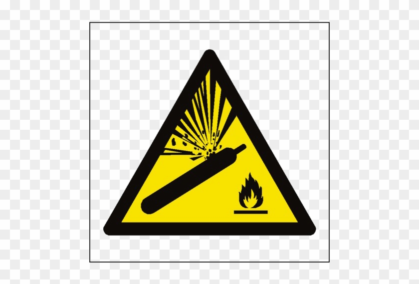 Explosive Sign Transparent Images Png - Falling Object Hazard Sign Clipart #2681419