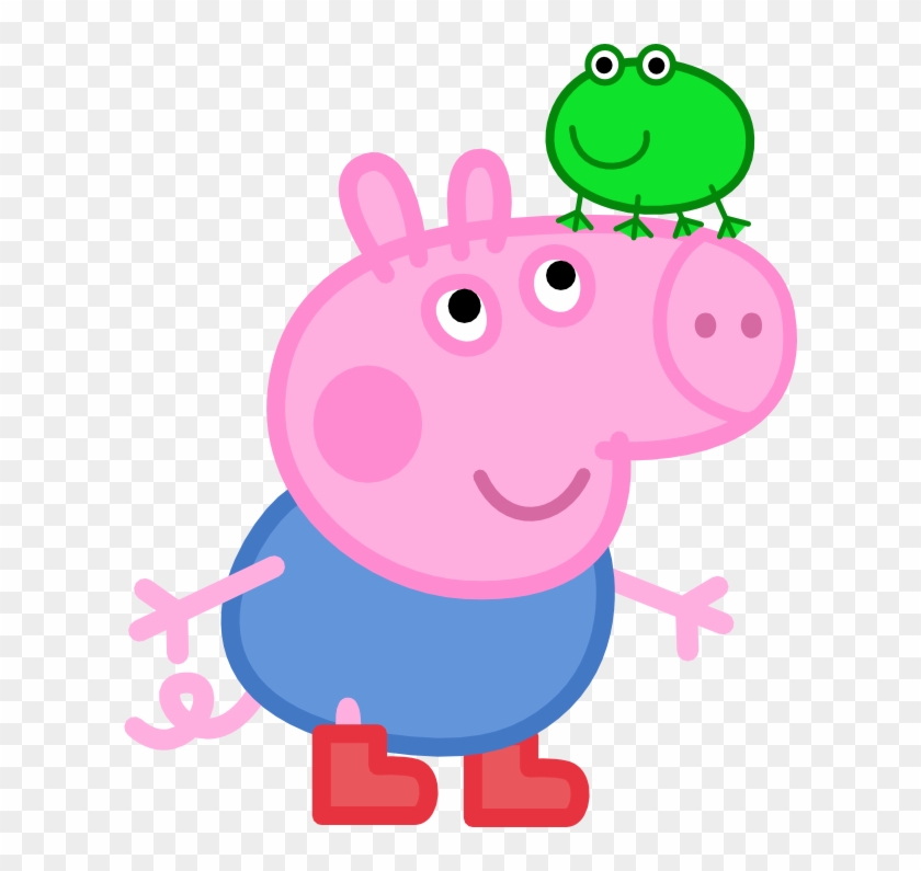 Peppa Pig Birthday Clipart - Peppa Pig George Frog - Png Download