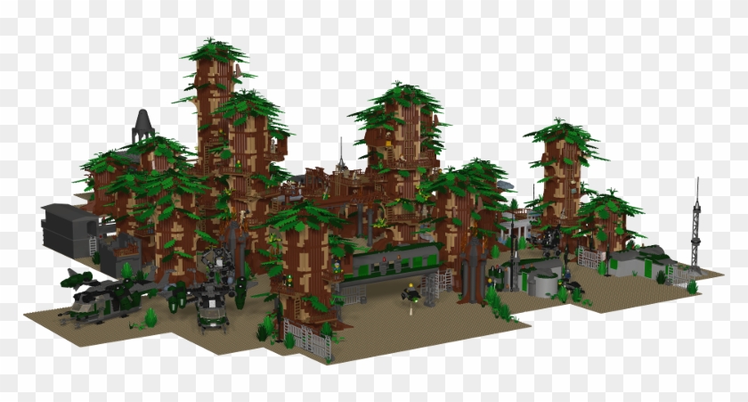 Modular Forrest Alternate Light Cropped - Tree Clipart