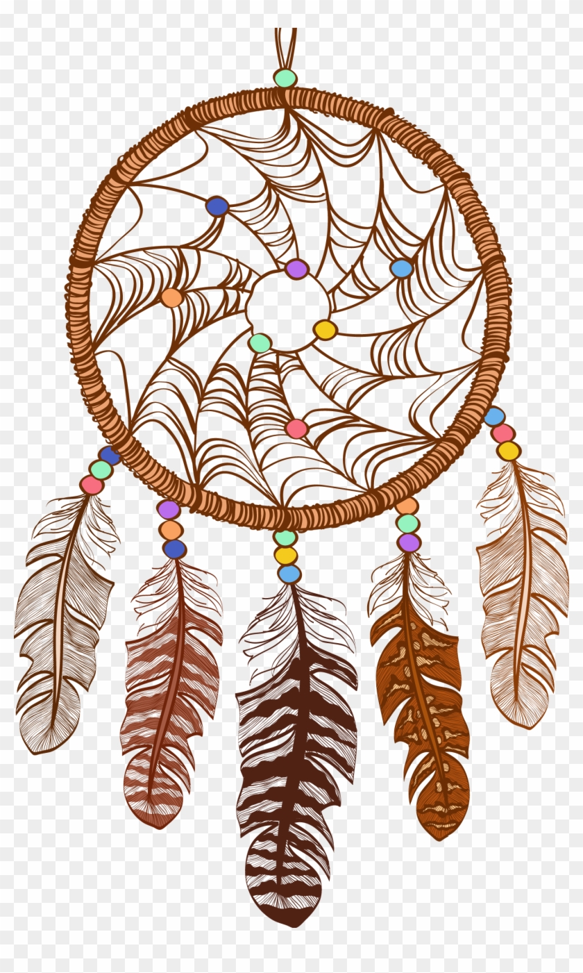 Native Americans In - Dreamcatcher Clipart