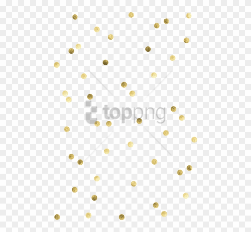 Free Png Gold Confetti Png Png Image With Transparent - Polka Dot Clipart