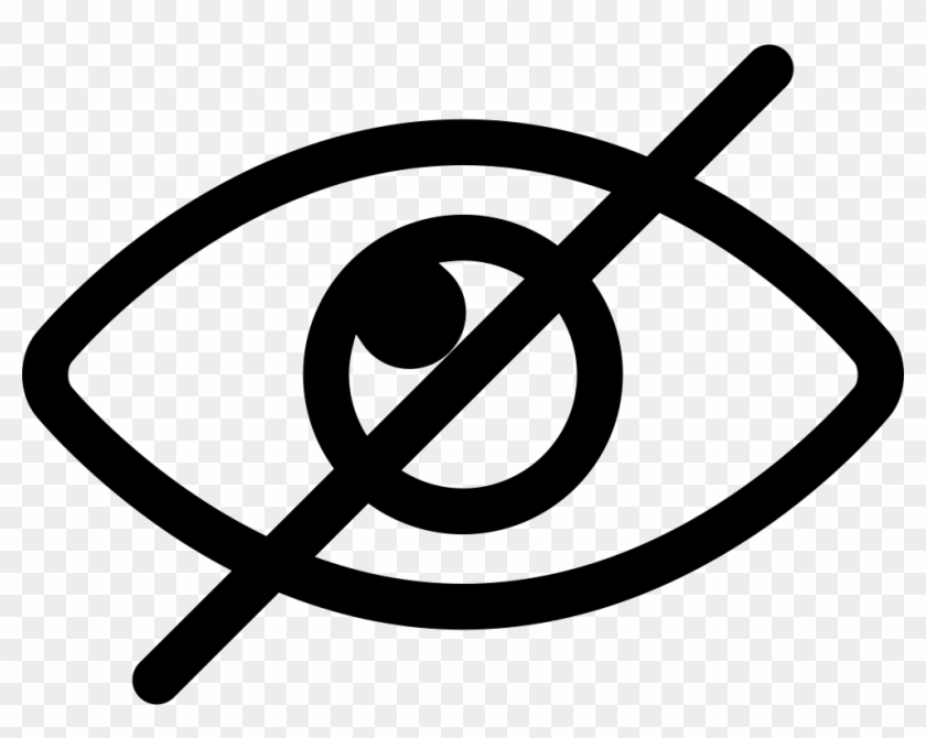 Do Not Display The Password Comments - Concealment Icon Clipart