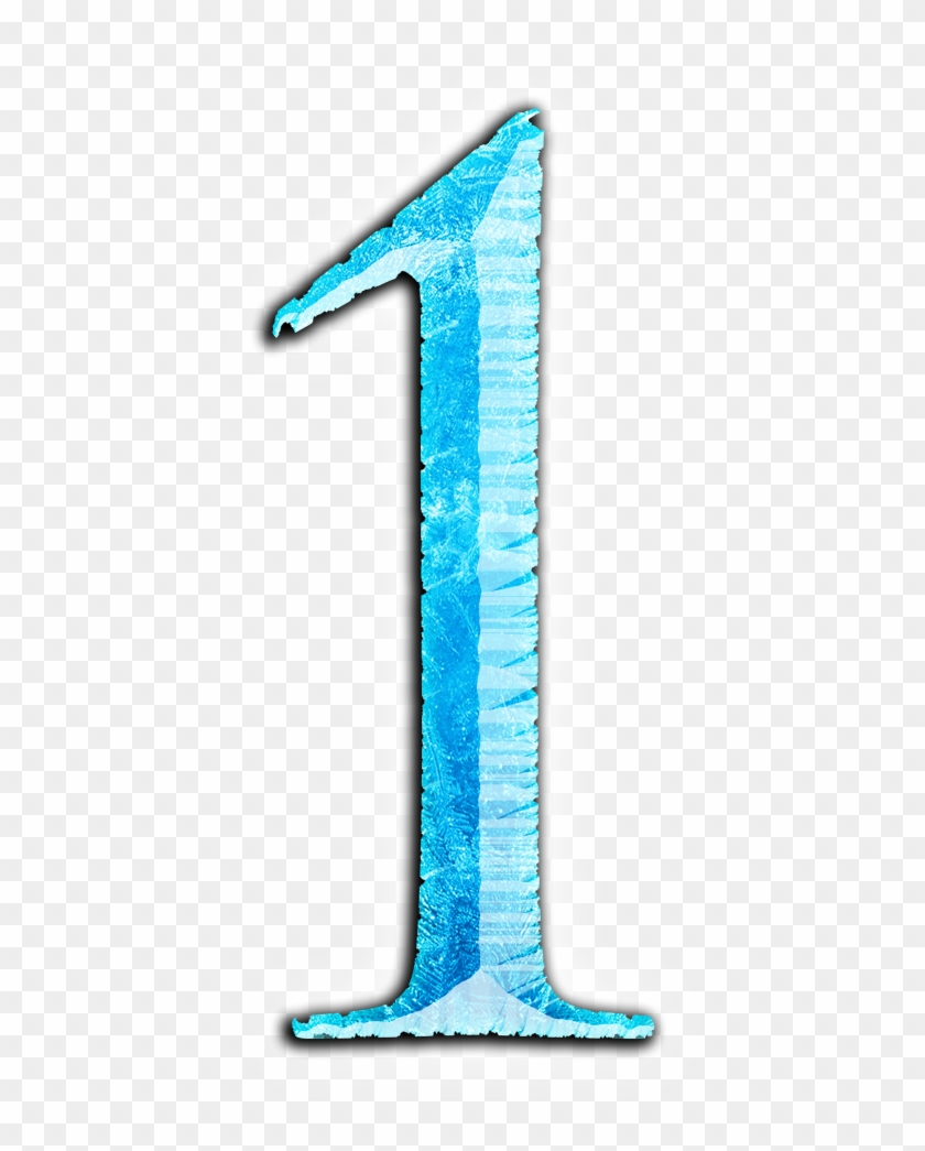 Numeros Em Png Frozen - Frozen Number 1 Png Clipart #2683148