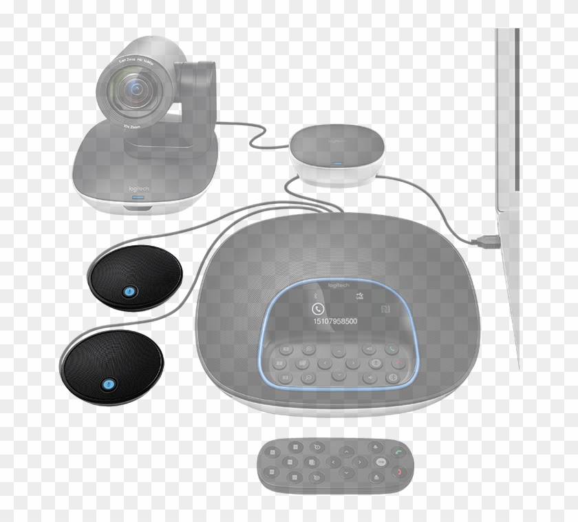 Group Expansion Mics - Logitech Video Conference Kit Clipart #2683227