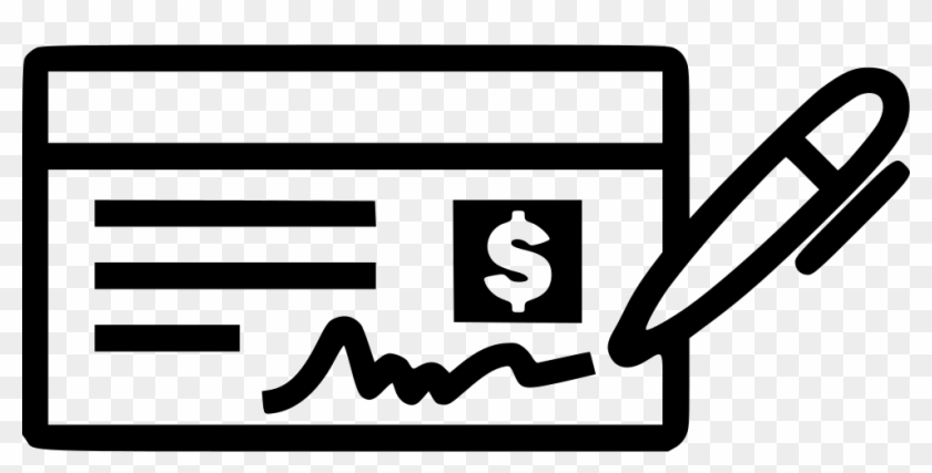 Cheque Icon - Cheque Png Clipart #2683380
