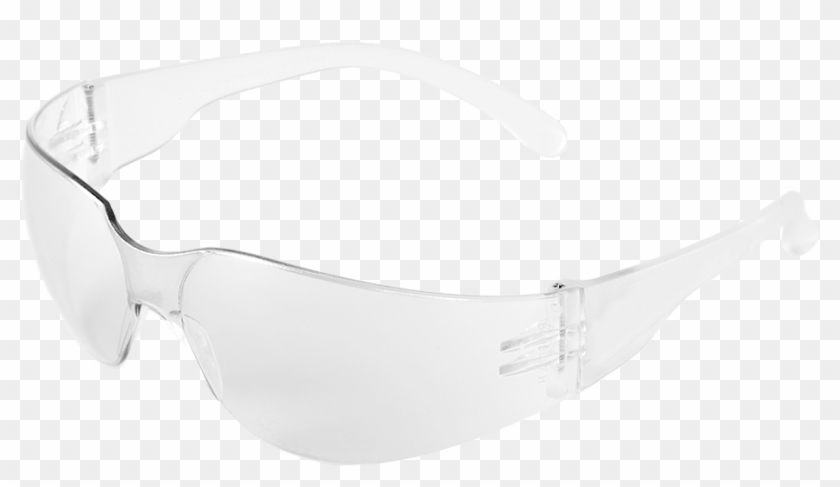 Clear Safety Glasses - Black-and-white Clipart #2683588