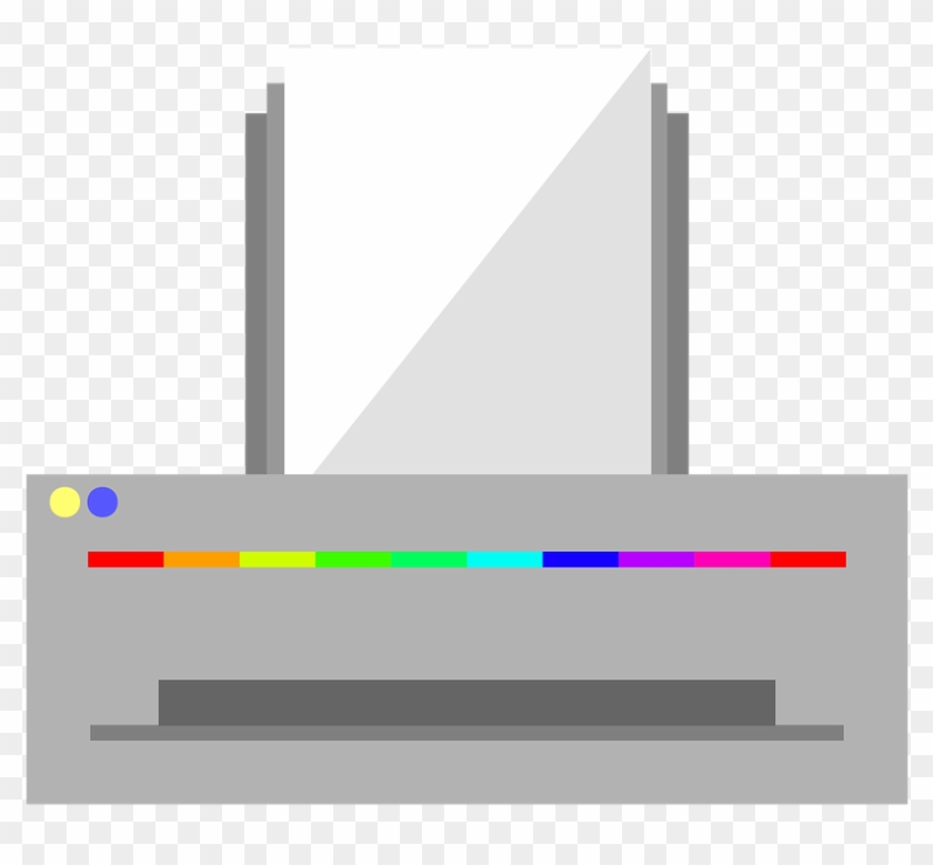 Printer Icon Vector - Plot Clipart
