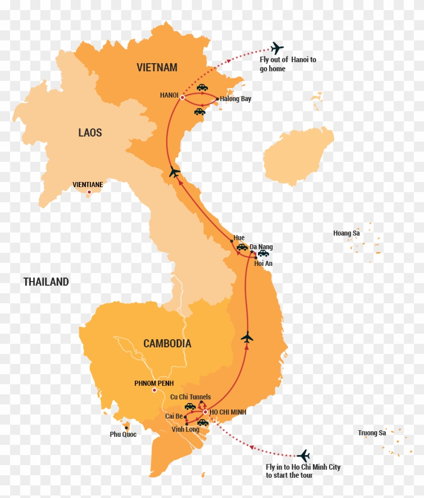 Map - Vietnam Map Clipart #2684451