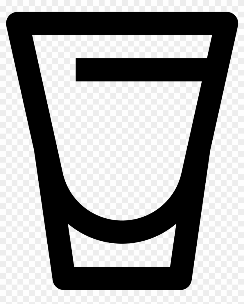 Line Angle Font Top Transprent Free Download - Shot Glass Vector Png Clipart #2684609