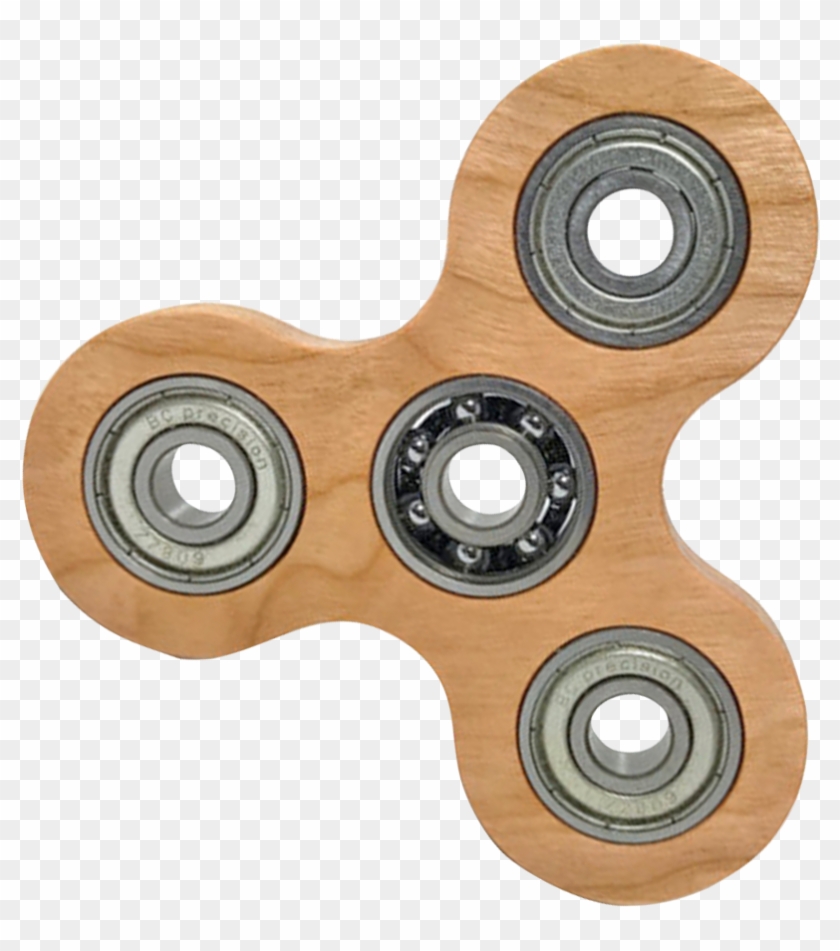 Cherry Wood Hand Fidget Spinner - Cherry Wood Fidget Spinner Clipart