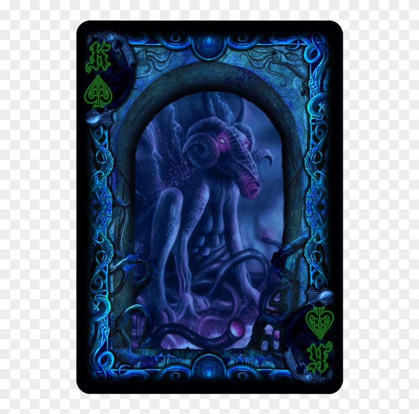 King Of Spades From "cthulhu - Playing Card Clipart