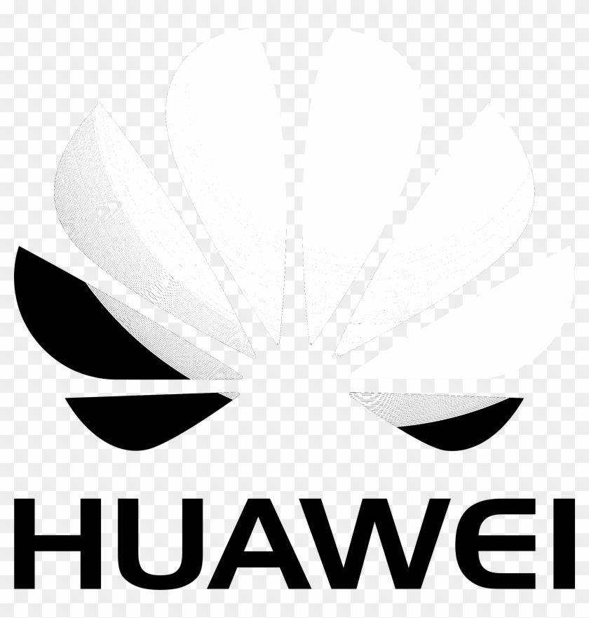 Huawei Logo Black And White - Huawei Clipart #2686416