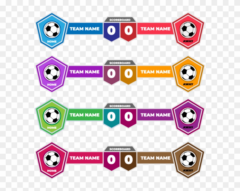Scoreboard For Football - Marcador De Futbol Png Clipart