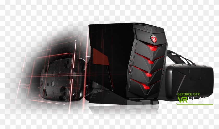 Tech Clipart Gaming Computer - Msi Pc Aegis 001eu - Png Download #2687219