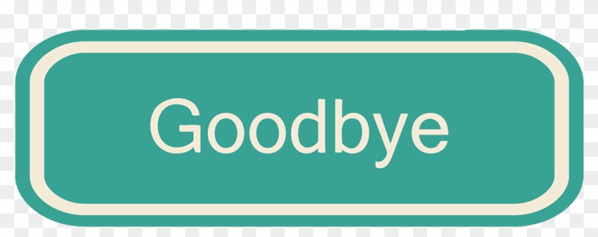 Goodbye Transparent Background Png - Graphic Design Clipart