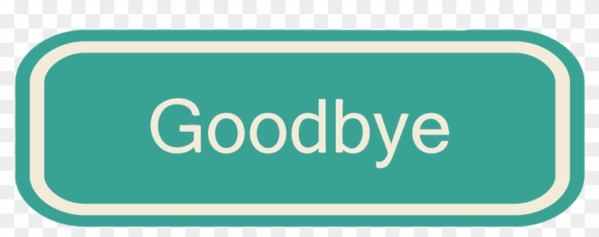 Goodbye Transparent Background Png - Graphic Design Clipart #2687336